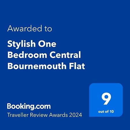 Stylish One Bedroom Central Bournemouth Flat Extérieur photo