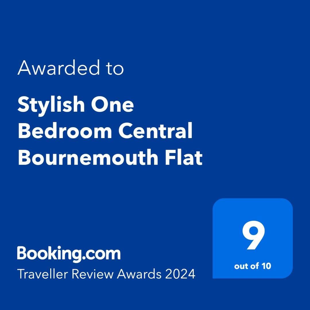 Stylish One Bedroom Central Bournemouth Flat Extérieur photo